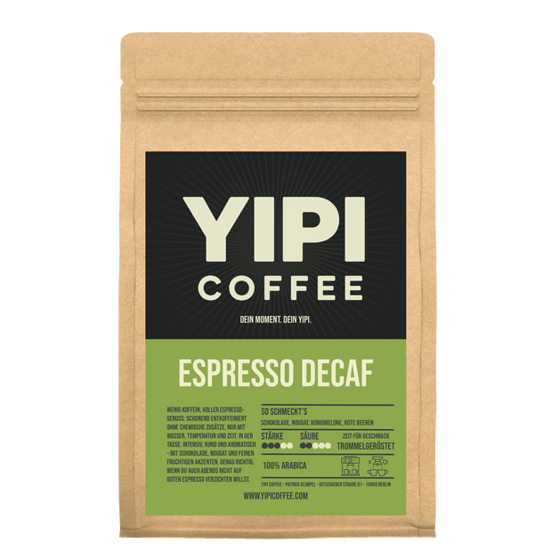 Espresso entkoffeiniert