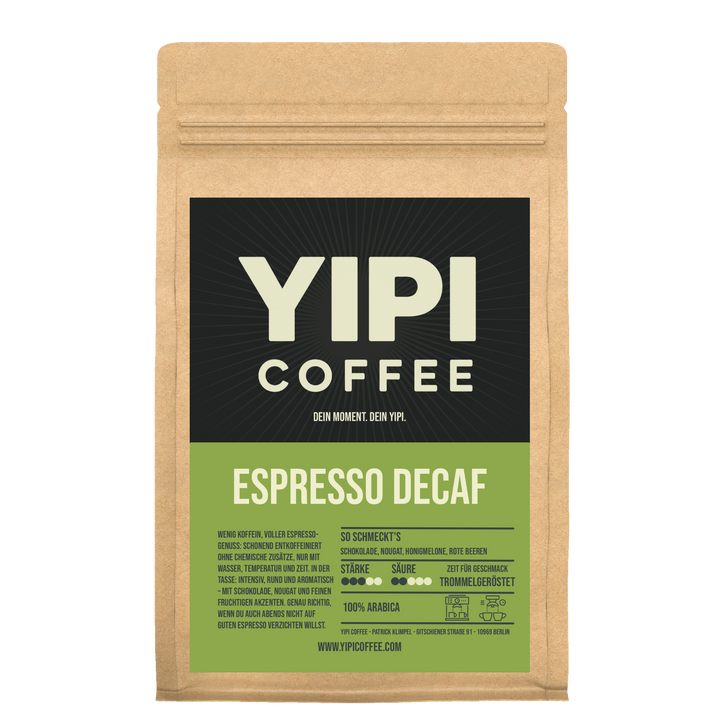 Espresso entkoffeiniert