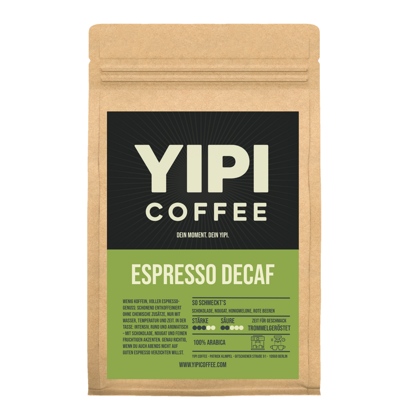 Espresso entkoffeiniert
